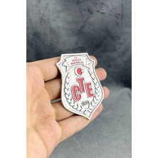 kuyumcudan Cte Beyaz Demir Cüzdan Rozeti