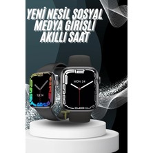MiraLive Yeni Model Akıllı Saat Dokunmatik Ekran Unisex Amoled Ekran 44 mm