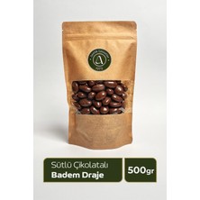 Sütlü Çikolatalı Badem Draje - Çikolata Kaplı Taze Badem 500GR