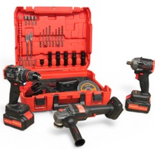 Specco BS20V-002SET Kömürsüz Akülü 3'lü Set - 40 Parça Aksesuar Seti