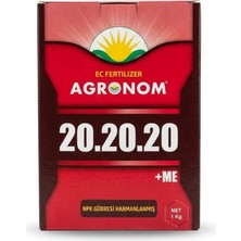 Agronorm Agronom 20.20.20 +ME NPK Gübresi 1 Kg - Mikroelement Takviyeli (Damla Sulama ve Yaprak)