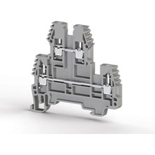 Klemsan 317109 Pık 2,5n Gri Iki Katlı Ray Klemens Vidalı 100 Ad