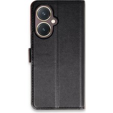 Hnrlishp Newface Vivo Y27 Kılıf Tr S Plus Kapaklı Kılıf - Siyah