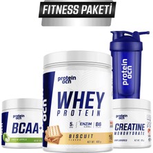 Proteinocean Fitness Paketi-Bisküvi Yeşil Elma