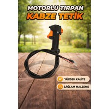 Johnser Castor Motorlu Tırpan Uyumlu Kabze Tetik Anahtarı Universal – Gaz Tetik Kolu, Ergonomik Kabze Kumandası, Dayanıklı Plastik Gövde, Çoğu Tırpan Modeli ile Uyumlu