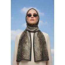 Kamer Scarf Ceylan Bambi Desenli Şal Hafif, Kaymaz, Günlük Kullanım