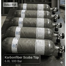 Sefic Sefıc 6.8 Litre 300 Bar Karbonfiber Scuba Tüp