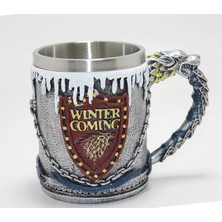 MiraLive Game Of Thrones Tasarımlı 3D Çelik Kupa Bardak