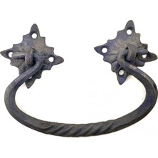 MiraLive Eco Lounge Antika Tarz Dekoratif Pirinç Kazan Kulbu - 90X130 Mm, Oksit