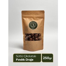 Sütlü Çikolatalı Fındık Draje - Taze Kavrulmuş Bütün Fındık 250GR