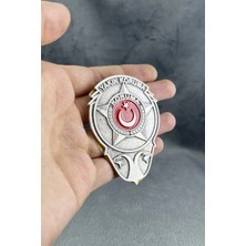 kuyumcudan Yakın Koruma Beyaz Demir Cüzdan Rozeti