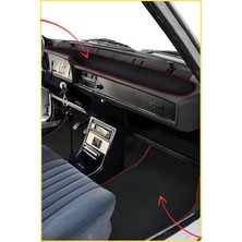 Tusba Market Renault 12 Toros 5 Parça Araç Oto Halı Paspas & Renault 12 Toros Torpido Kaplama Halısı