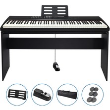 Jwin Sapphire SDP-112 Çekiç Aksiyonlu 88 Tuşlu Dijital Piyano Taşıma Çantası Hediyeli