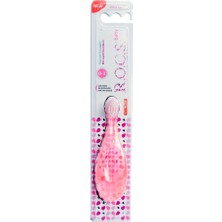 R.O.C.S. Baby Pembe Diş Fırçası 0-3 Yaş Ultra Yumuşak Kıllar ile Güvenli Temizlik
