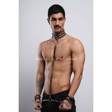 Alfa Aksesuar 03 Giyim Fantazi Erkek  Tasma Bileklik Takım, Choker - Bileklik Takım - BRFM56 Beruflic