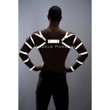 Alfa Aksesuar 03 Giyim Reflektörlü (Karanlıkta Yansıyan) Erkek  Bilek - Kol - Omuz Harness - Brfm5 Beruflic