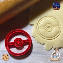 Neptune3D Pokemon Topu Kurabiye Kalıbı