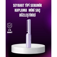 MiraLive Kablosuz USB Şarjlı Saç Düzleştirici Tarak – Seyahat Boy