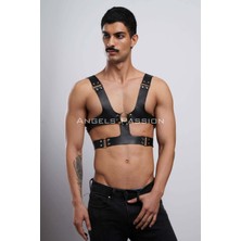 Alfa Aksesuar 03 Giyim Erkek  Deri Kemer, Şık Erkek  Gömlek - T-Shirt Üzeri Kemer - BRFM119 Beruflic