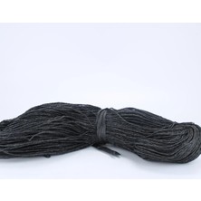 MiraLive Siyah Renk Çile Kağıt Ip Çanta Ipi Supla Ipi  No:12 - (550-600 Gr)