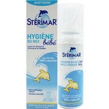 Sterimar Baby 50 ml Burun Spreyi Deniz Suyu ile Hassas Temizlik ve Rahat Nefes Alma Sağlar