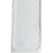 Kitikate Organik New Dreams Tek Kat Battaniye Mavi