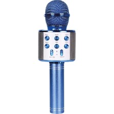 Avcı Teknoloji Market Eğlence Odaklı Kablosuz Bluetooth Karaoke Mikrofonu Şarjlı Hoparlörlü Ses Değiştirici