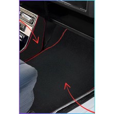 Tusba Market Renault 12 Toros Uyumlu Araç Oto Halı Paspas & Torpido Vites Orta Konsol Yan Kaplama Halısı