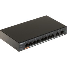 SHC4200 Dahua CS4010-8ET-60, 8 Port, Megabit, Poe 60W, 2 Port Gigabit Uplink, Cloud Yönetilebilir, Switch