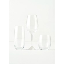 Bella Maison Fall Kristal Bardak-Kadeh Seti 18'li Naturel