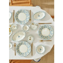 Bella Maison Liana Stoneware 26 Parça 6 Kişilik Kahvaltı Takımı Mavi