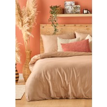 Bella Maison %100 Pamuk Saten Supreme Basic Tek Kişilik Nevresim Seti Vizon (160X220 Cm)