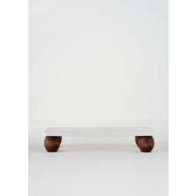 Bella Maison Olmo Doğal Mermer Dikdörtgen Sunum Tepsisi - 15x30 cm, 1 Adet