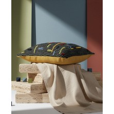 Ada Kırlent Kılıfı - El Dokuması Kırlent Kılıfı - 35X55 cm - Dikdörtgen