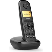 SHC4200 Gigaset A270, Dect Telefon, Siyah, Saat Konuşma, 200 Saat Bekleme, 80 Kişilik Rehber