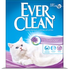 ‎Ever Clean Ever Clean Lavanta Parfümlü Kedi Kumu 10 Litre x 2 Topaklaşan İnce Taneli Koku Giderici
