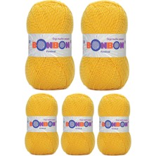 MiraLive 5 Adet Festival Simli Örgü Ipi Yünü Renk NO:217