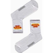 Carnaval Socks Problem Child Desenli Renkli Spor Çorap