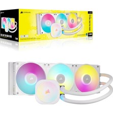 Corsair Corsaır Icue Lınk Tıtan 360 Rx Rgb Aıo 360MM Beyaz Islemci Sivi Sogutucu
