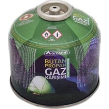 Orcamp Bütan Propan Gaz Karışımı 450 Ml Tekli Set Hafif ve Taşınabilir Dış Mekan Ekipmanı