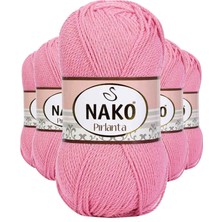 MiraLive 5 Adet Pırlanta Amigurumi El Örgü Ipi Yünü Pembe 6740