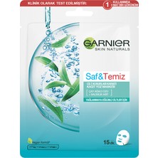 Garnier Saf&Temiz Kağıt Yüz Maskesi Tüm Cilt Tipleri İçin Rahatlatıcı Etki 15 dk