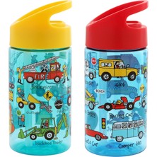 Tyrrell Katz Pipetli Matara 400 ml - 2'li Set (Wheels &cars)