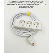 Viko 40 Metre 3'lü Priz Uzatma Ara Kablo Seyyar