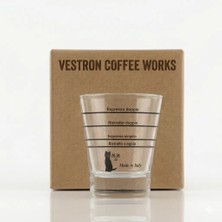 Vestron Espresso Kahve Ölçü Ve Shot Bardağı 60 ML