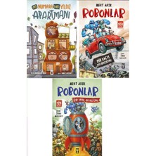 Timaş Çocuk On Numara Beş Yıldız Apartmanı + Robonlar 1- 2 / 3 Kitap Set