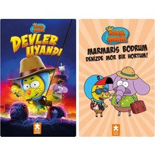Eksik Parça Yayınları Kral Şakir 14 Marmaris Bodrum Denizde Mor Bir Hortum - Devler Uyandı Ciltli Varol Yaşaroğlu 2 Kitap