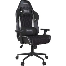 Rebelx Rombus Siyah Renk Oyuncu Koltuğu, Geriye Yatar, Hareketli Kolçak, Konforlu Destek