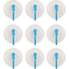 MiraLive 9'lu Eko Vantuz Askı Şeffaf 2,5 cm ROYALEKS-SF-855