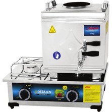 Kısmet Mzn 15 Lik Doğalgazlı 10 Litre 1 Demlikli Çay Kazanı